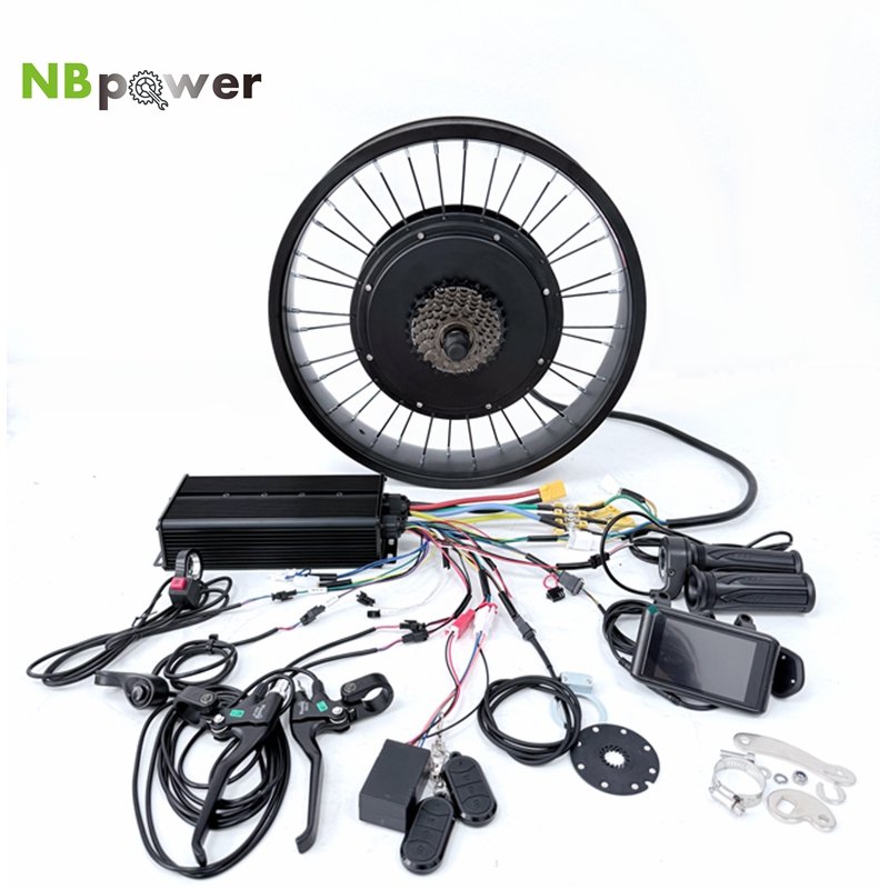 Ebike Conversion Kit 72V 3000W - محرك NBpower 170/190 مم بقوة 48-72