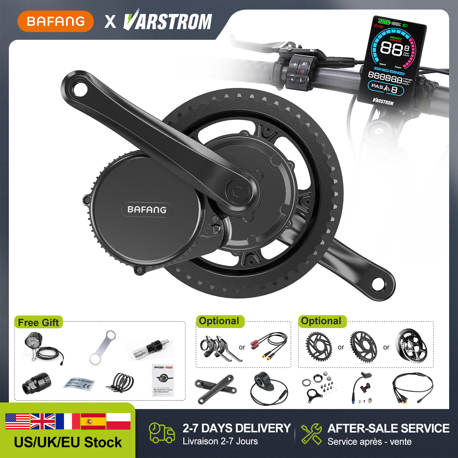 [مخزون أمريكي] محرك BAFANG 48V - مراجعة Bafang Bbshd 1000W Conversion Kit وسعره