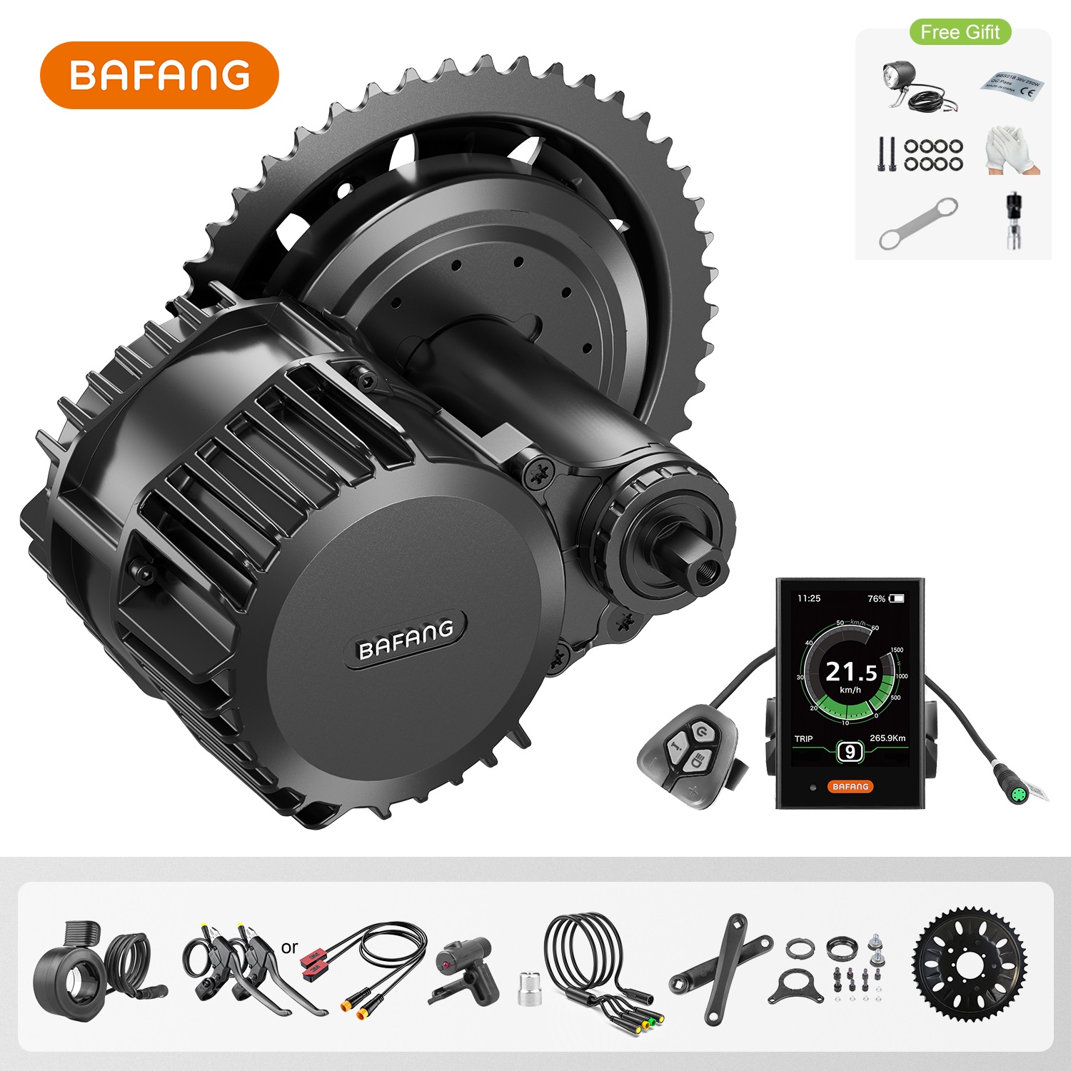 Bafang UART 48 فولت/52 فولت 10 - مراجعة Bafang Bbshd 1000W Conversion Kit وسعره