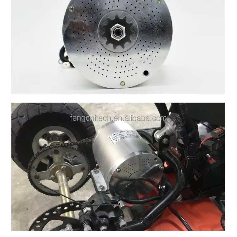 محرك تيار مستمر بدون فرشاة 72  - مراجعة Ebike Conversion Kit 72V 3000W وسعره