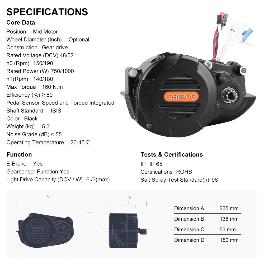 مجموعة تحويل محرك الدراجة الكه - مراجعة Mid Drive Motor Kit 52V 1000W وسعره